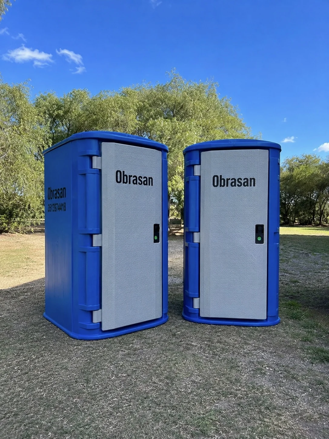 Baños químicos Obrasan listos para instalar