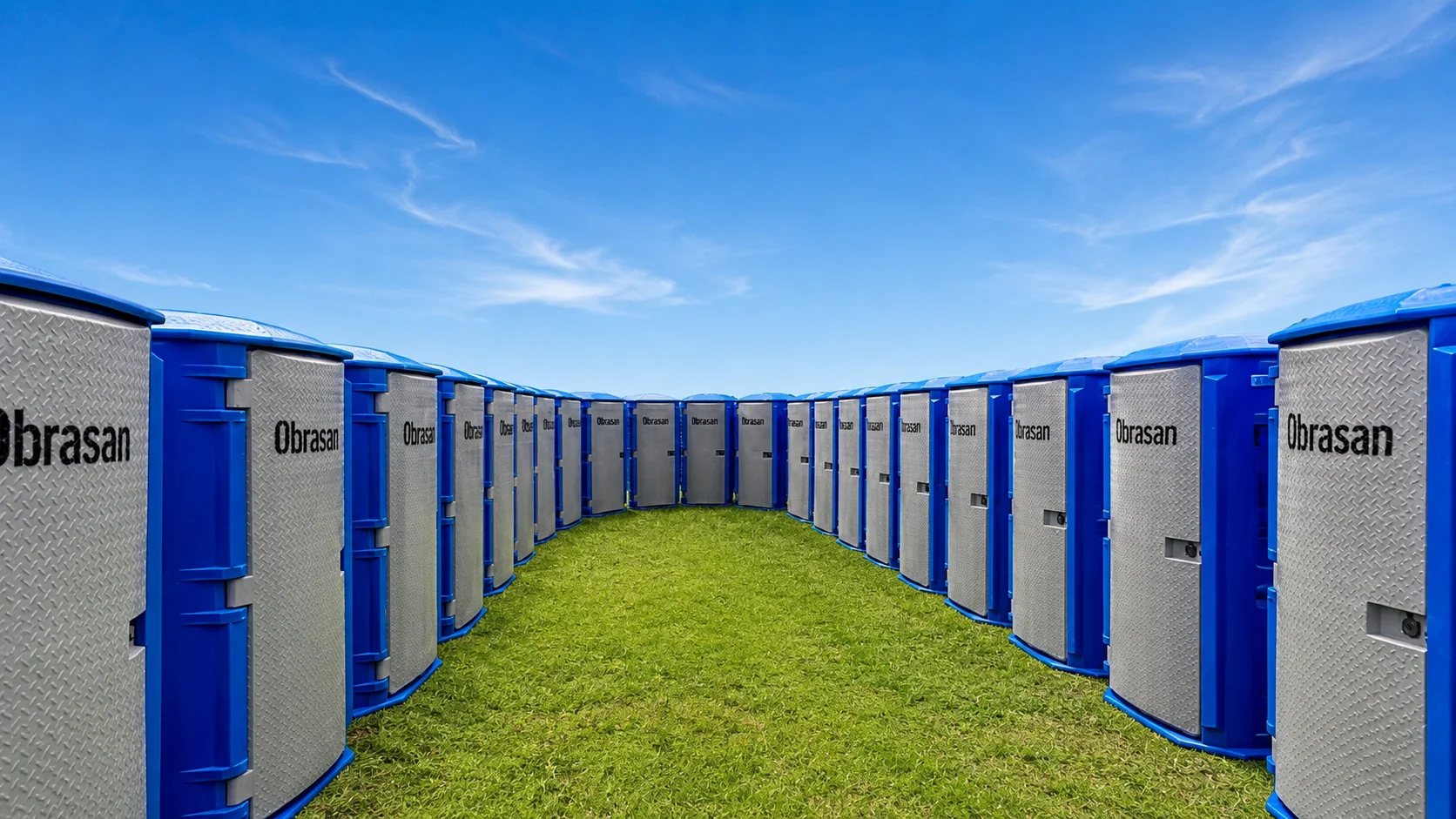 Baños químicos Obrasan disponibles para obras y eventos